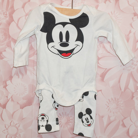 Mickey Mouse Set Size 2-4m