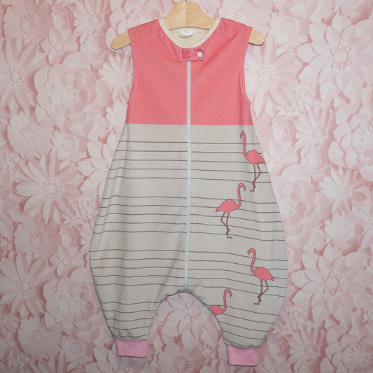 Flamingo Footed Sleep Sack Size 5T-6