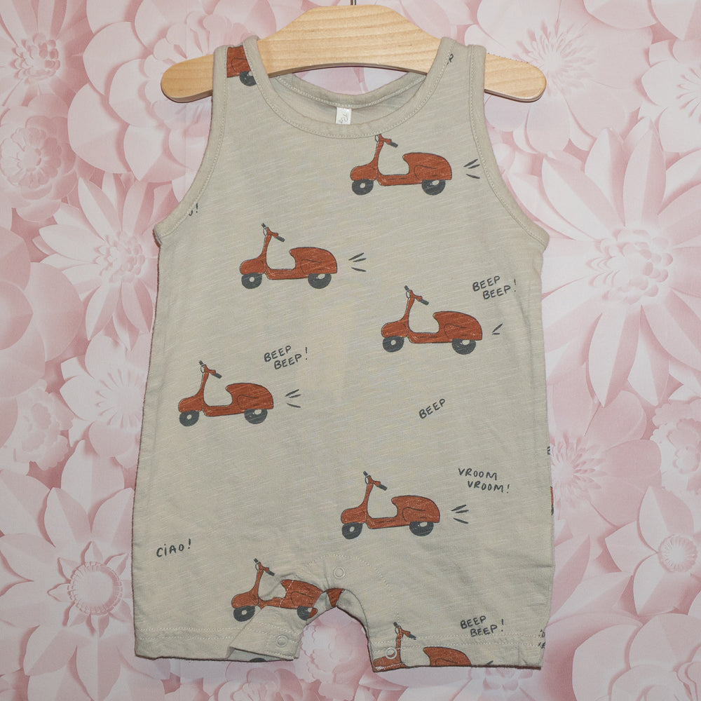 NWT Scooter Shortie Romper Size 3-6m