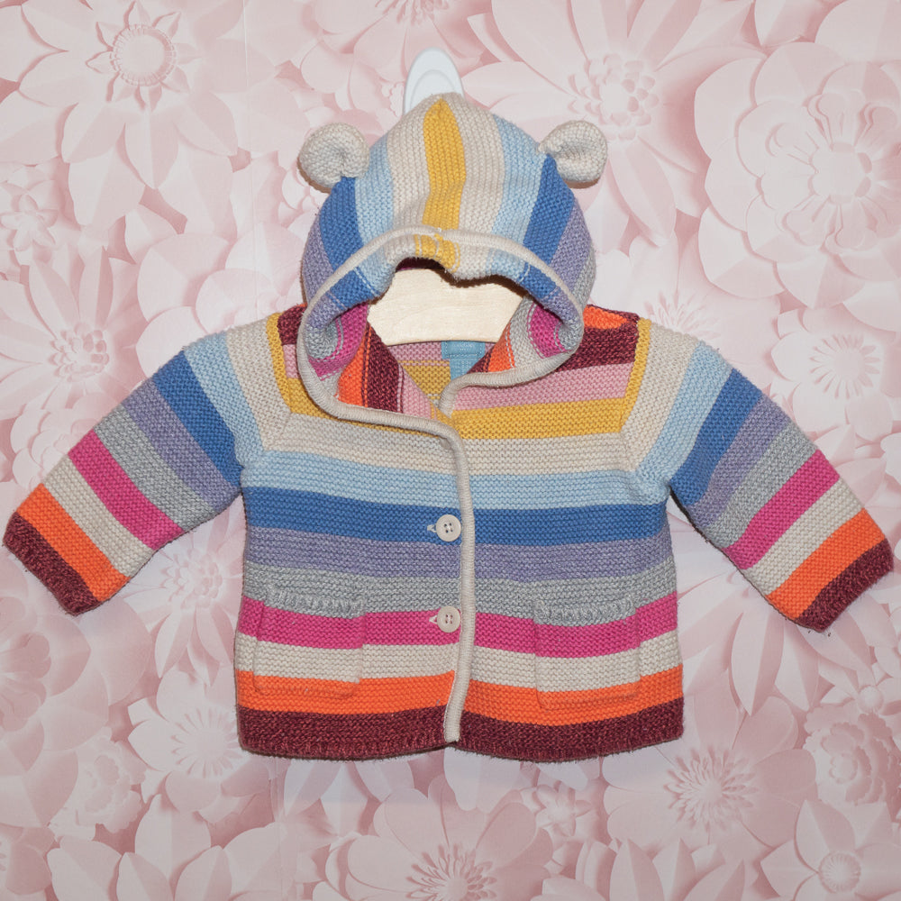 Striped Knit Sweater Size 0-3m
