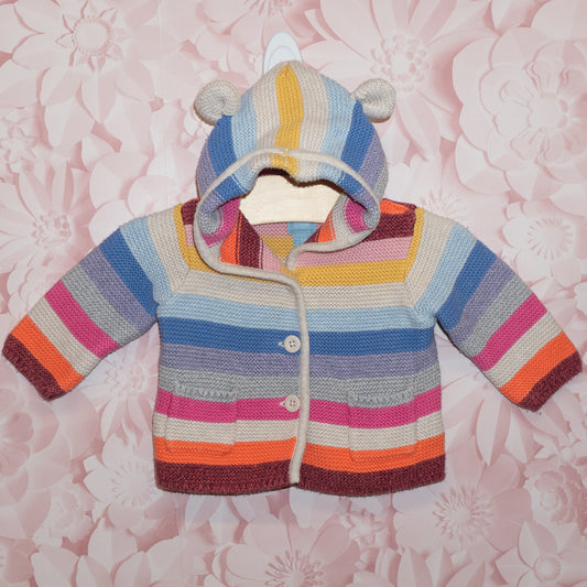 Striped Knit Sweater Size 0-3m