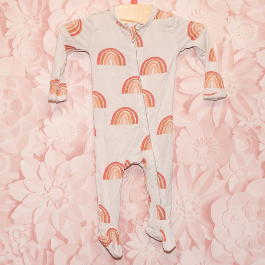 Rainbow Bamboo Sleeper Size 3-6m