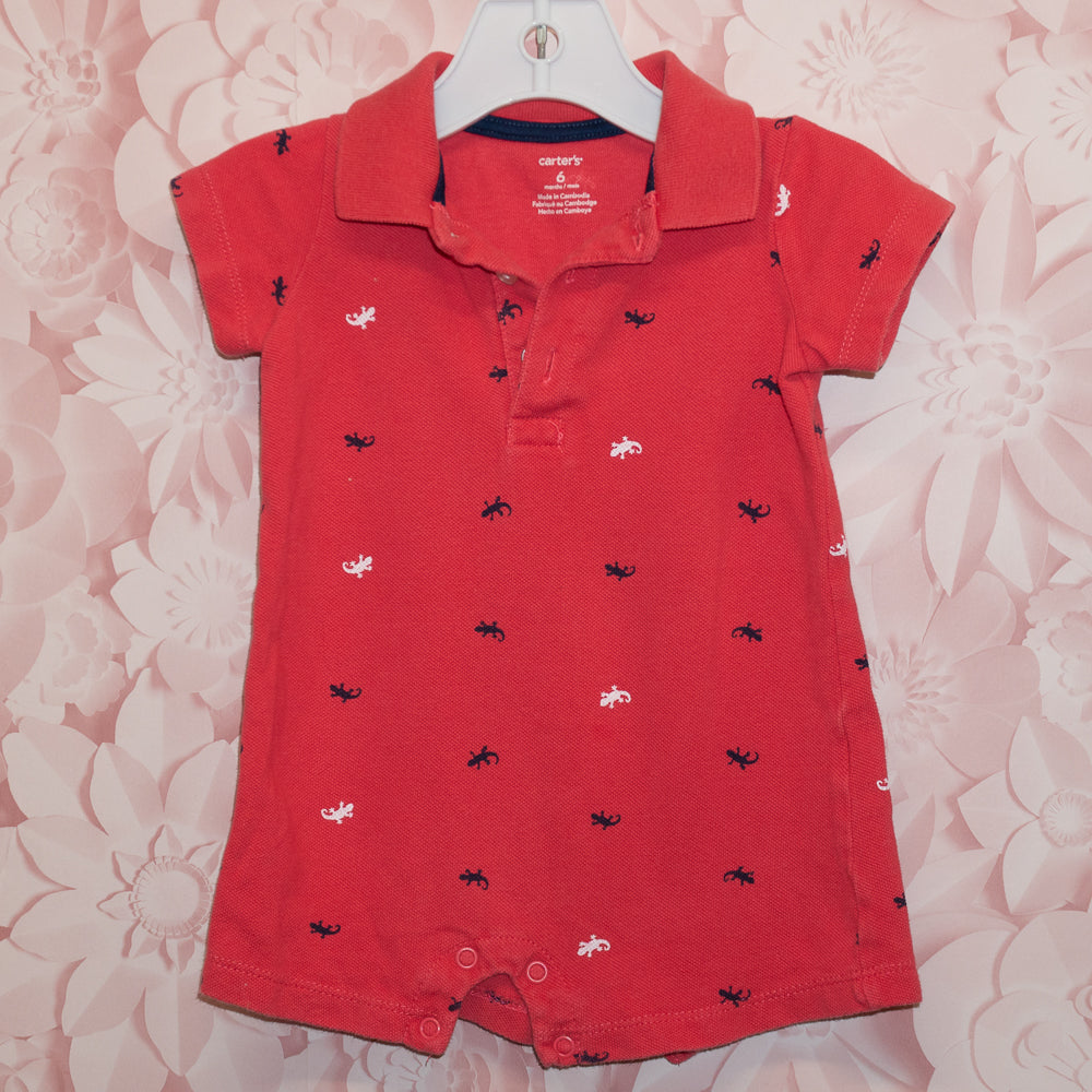 Lizard Shortie Romper Size 6m