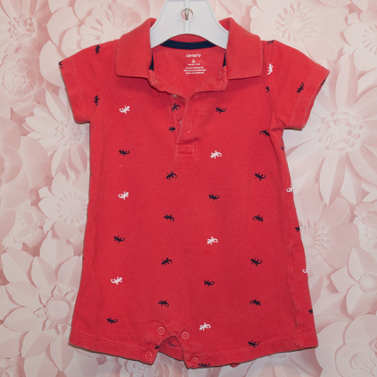 Lizard Shortie Romper Size 6m