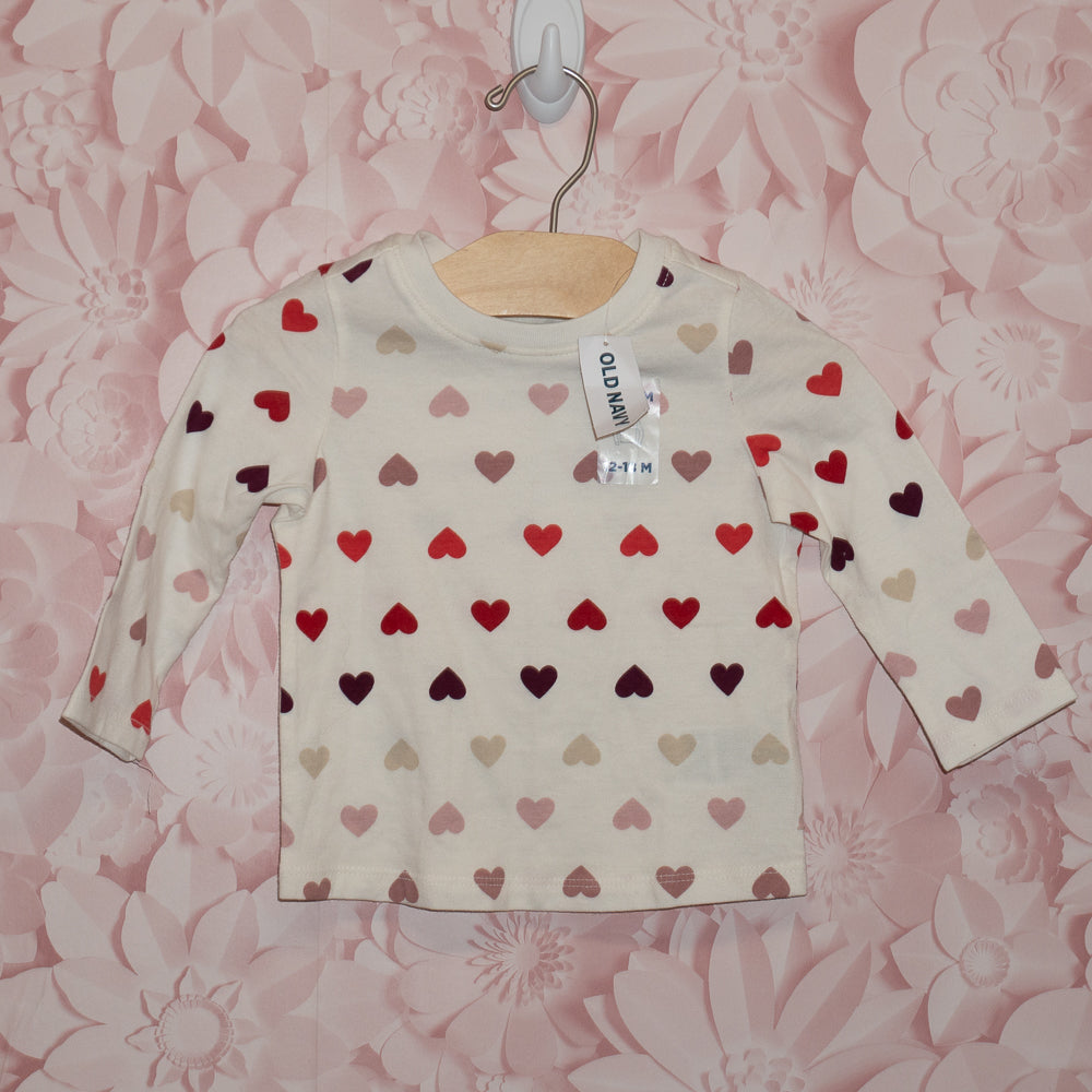 NWT Heart Tee Size 12-18m