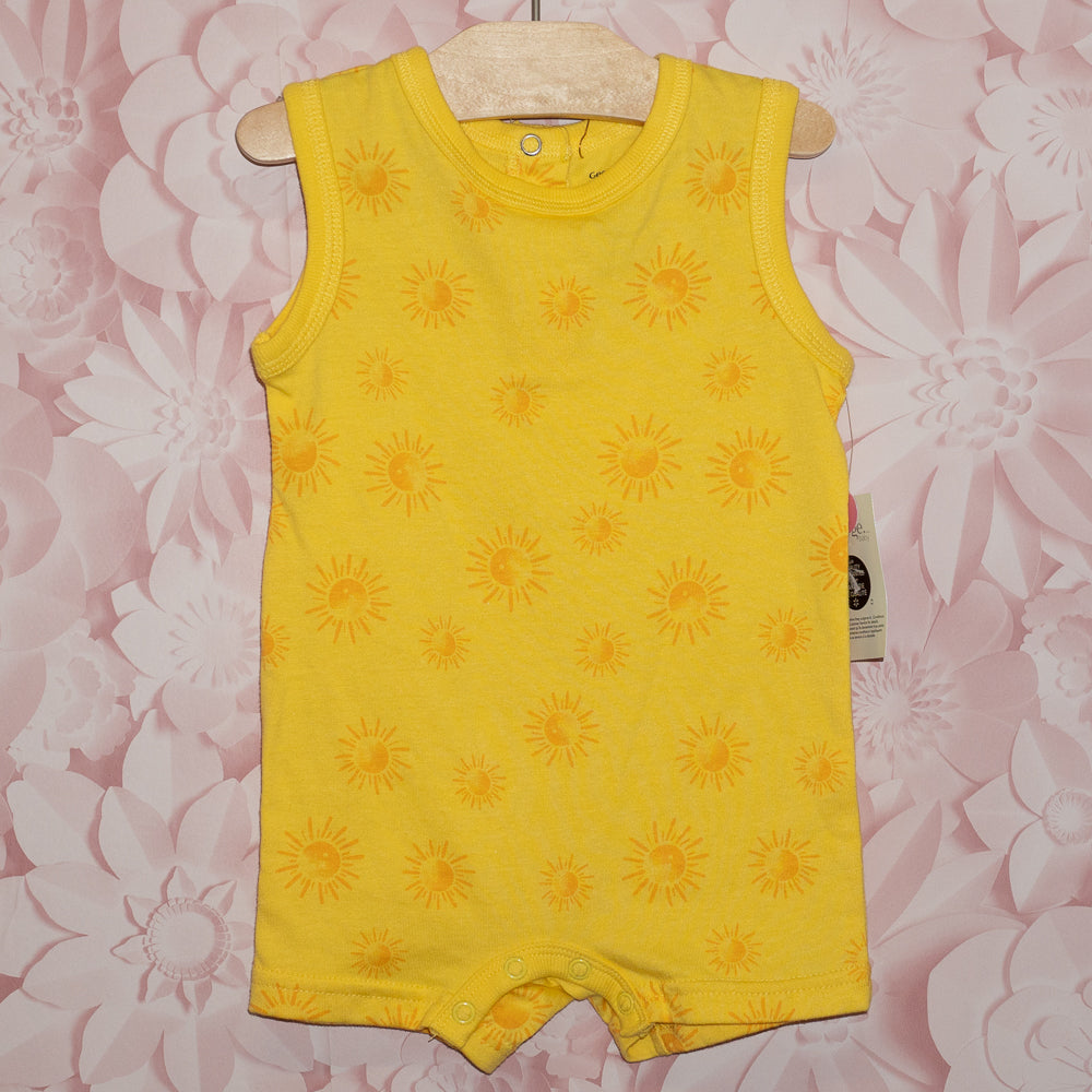 NWT Sunshine Shortie Romper Size 6-12m