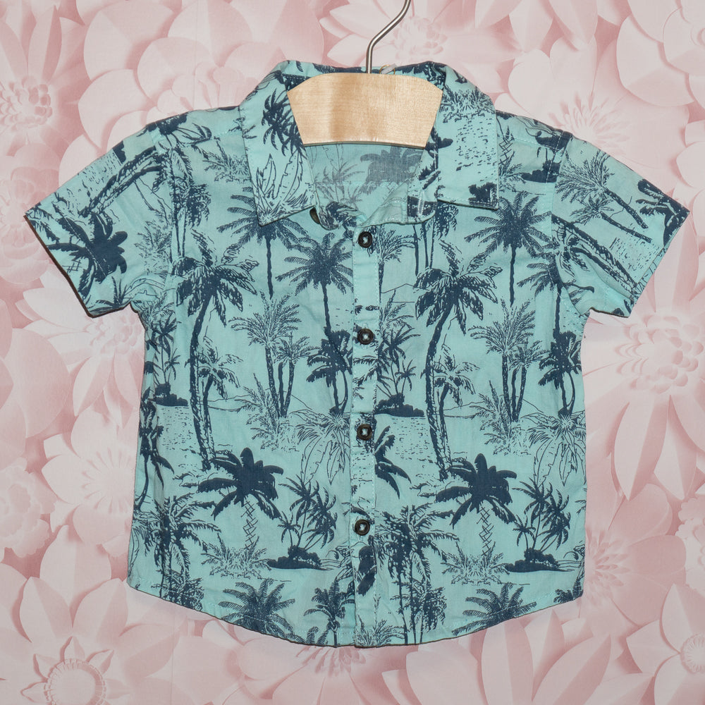 Palm Tree Shirt Size 6-12m