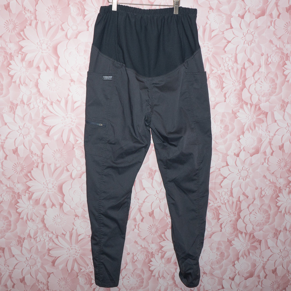 Gray Maternity Scrub Pants Size M