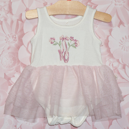 Bamboo Ballet Tutu Onesie Size 3-6m