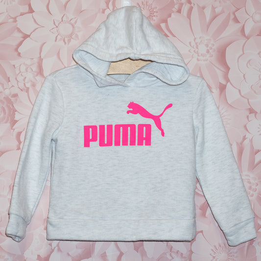 Puma Pink Logo Hoodie Size 2