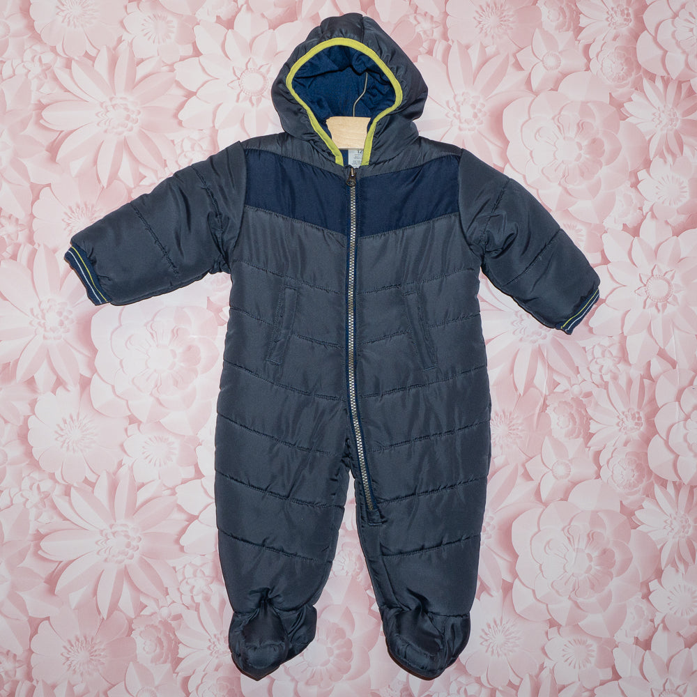 Blue Snowsuit Size 12m