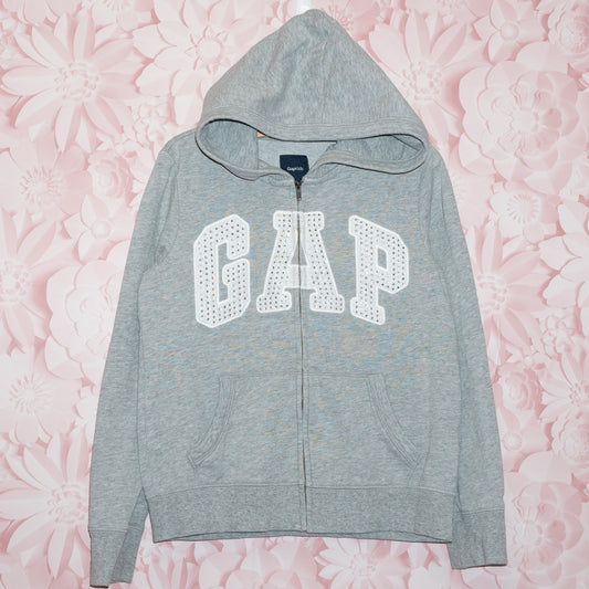 GAP Sparkle Zip Hoodie Size 12