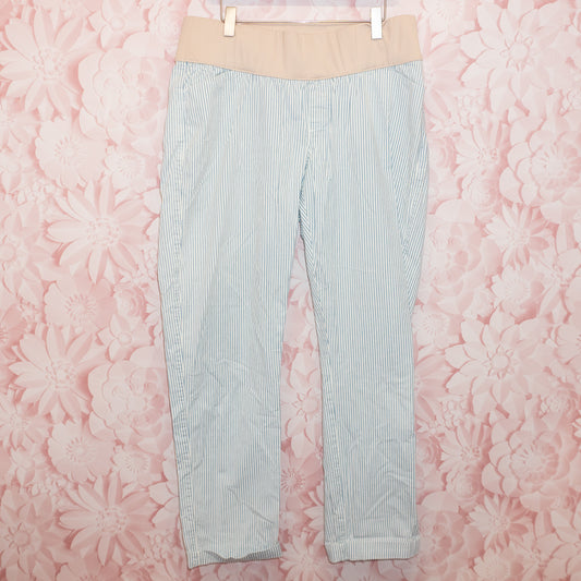Striped Maternity Pants Size 8
