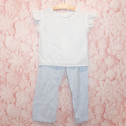 Eyelet Lace Set Size 10/12