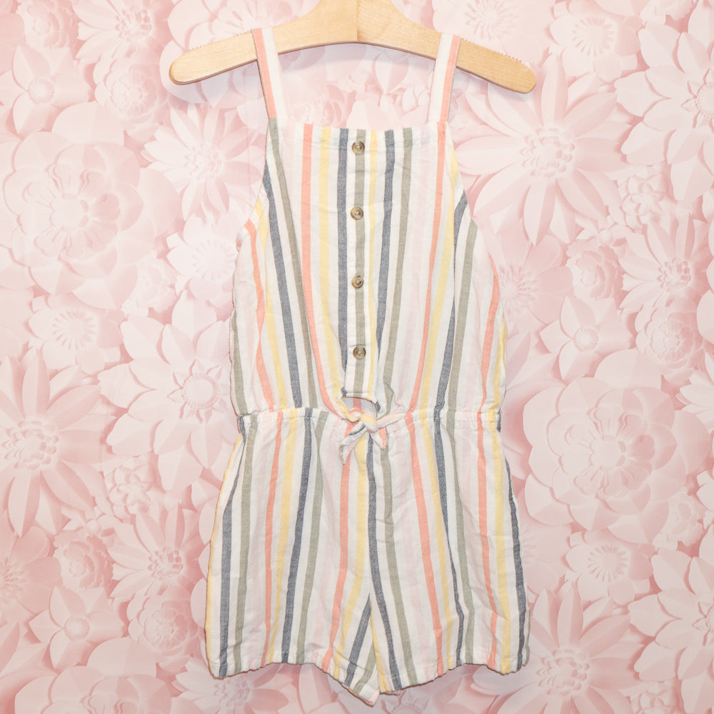 Striped Shortie Romper Size 8