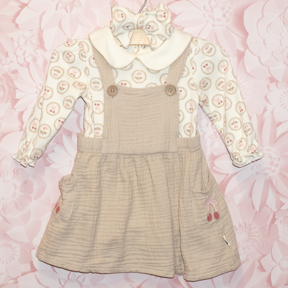 Cherry Dress Set Size 12m