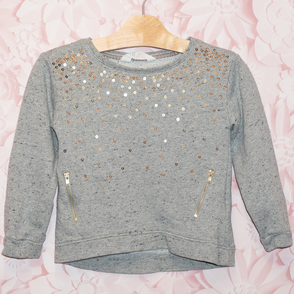 Gold Sequin Top Size 4-6