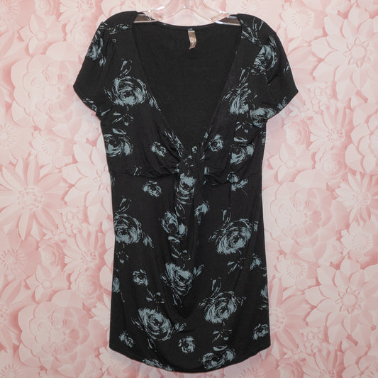 Abstract Floral Maternity Top Size M