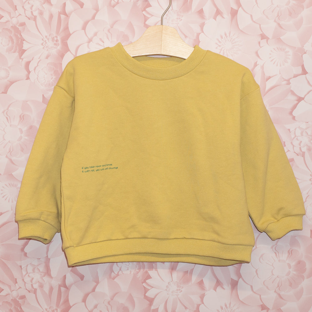 Never/Not Crewneck Size 4Y