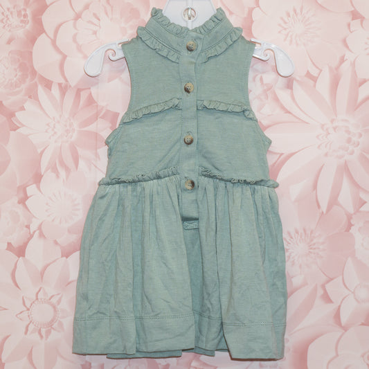 NWT Ruffled Bamboo Dress Size 0-3m