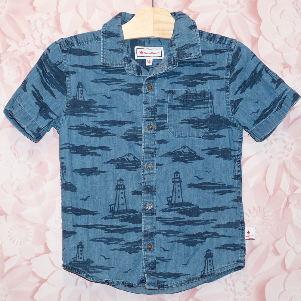 Lighthouse Denim Shirt Size XS/5