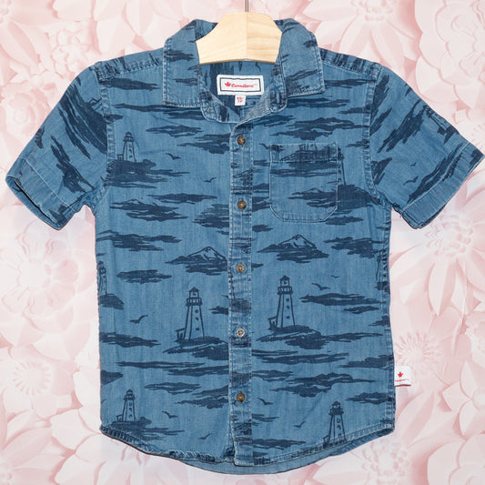 Lighthouse Denim Shirt Size XS/5
