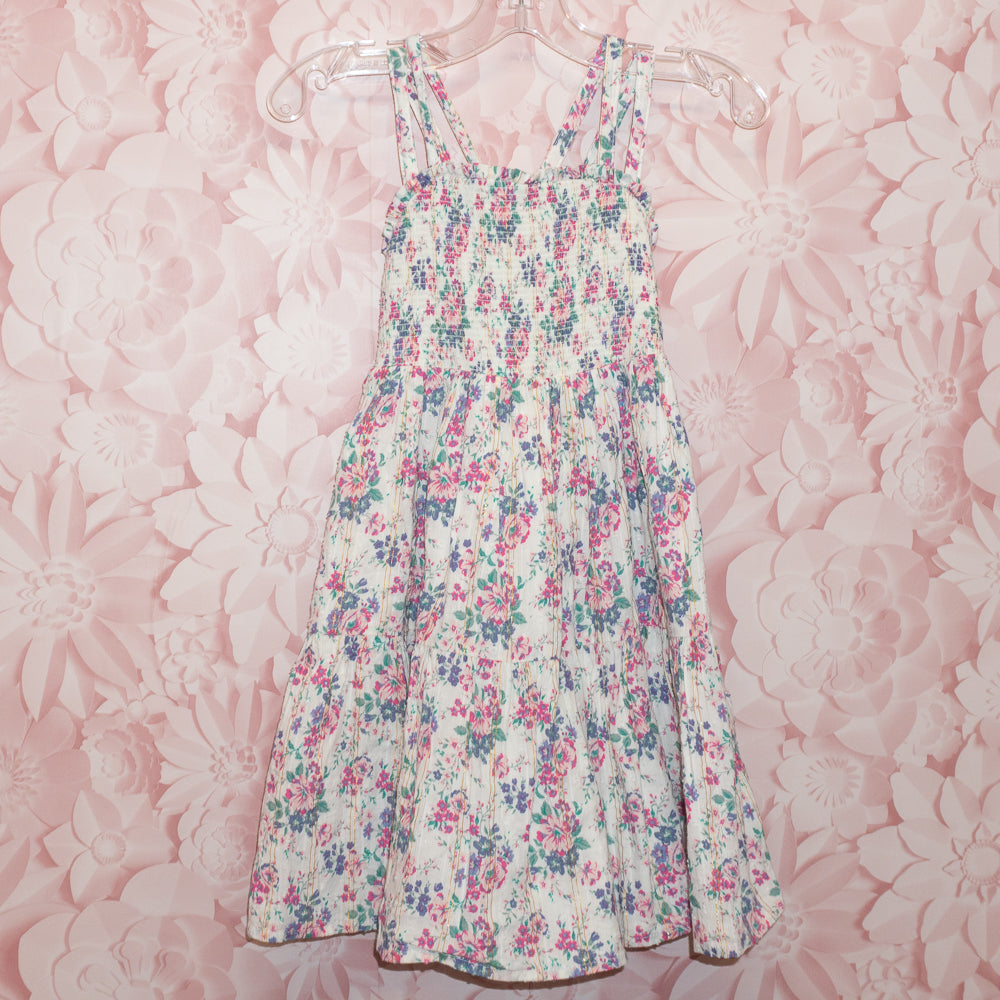 Floral Dress & Cardigan Size 7