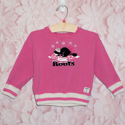 Pink Roots Winter Crewneck Size 18-24m