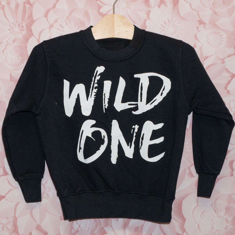 Wild One & Mild One Set (2 Sweatshirts) Size 3-4