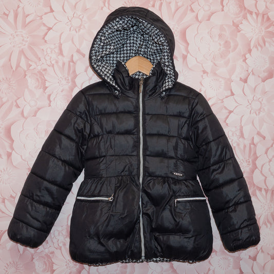 Reversible Black/Houndstooth Jacket Size 7/8