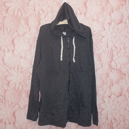 Lightweight Maternity Zip Hoodie Size XL