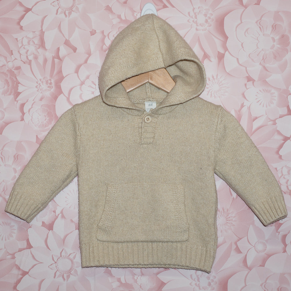 Knit Hoodie Size 12m
