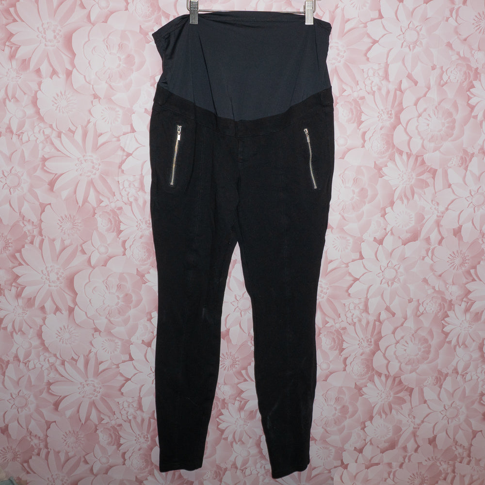 Zip Pocket Maternity Pants Size L