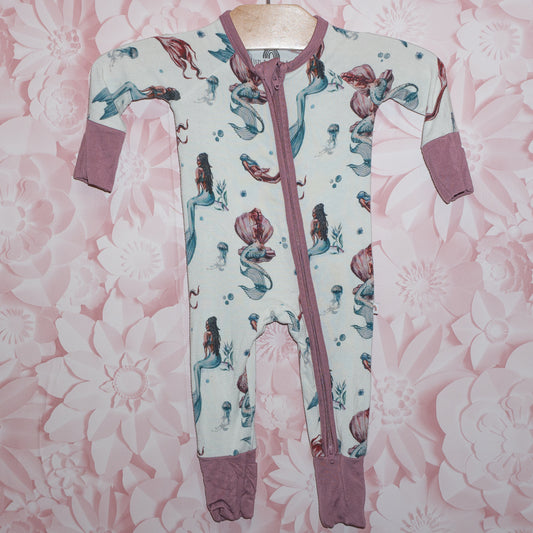 Mermaid Bamboo Sleeper Size NB
