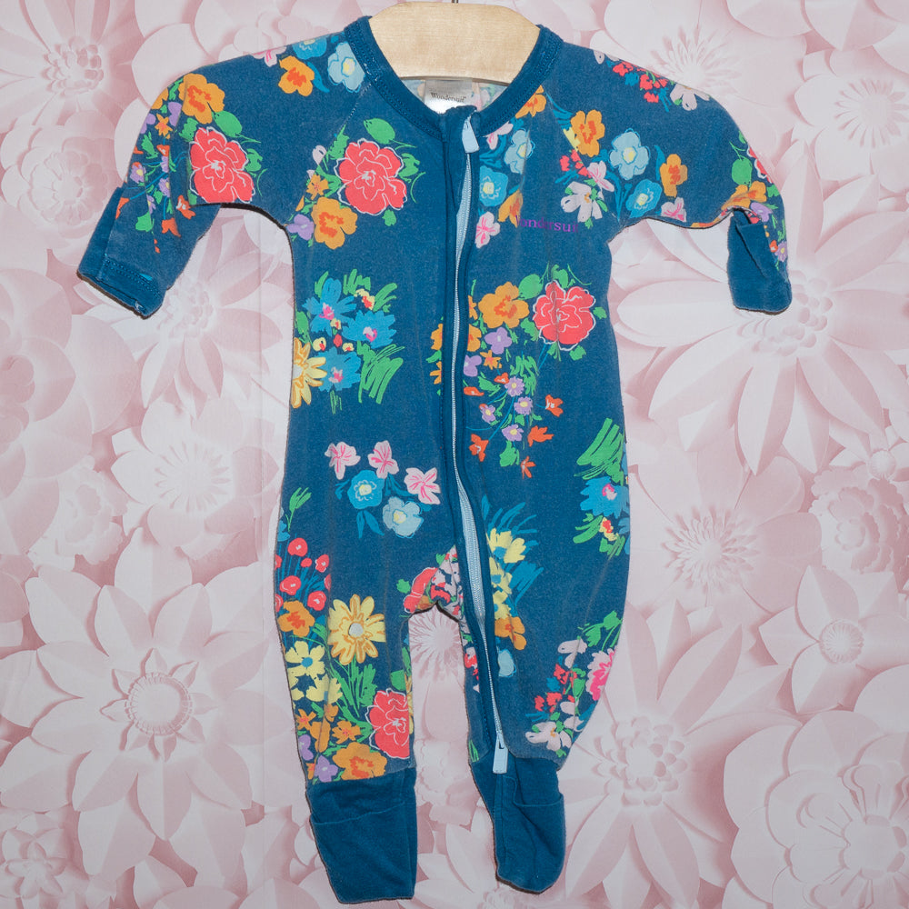 Bonds Floral Sleeper Size NB