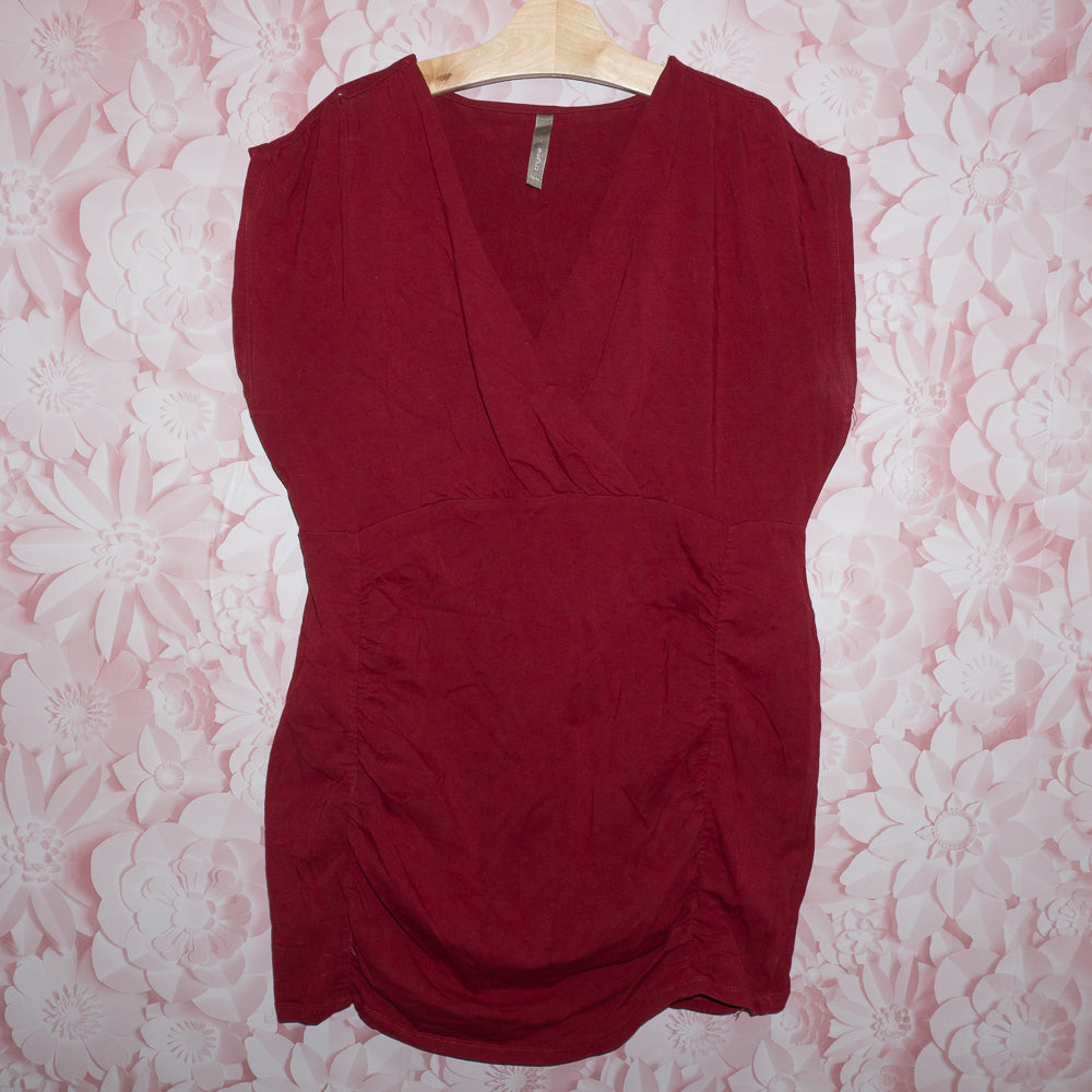 Red Maternity Shirt Size XL