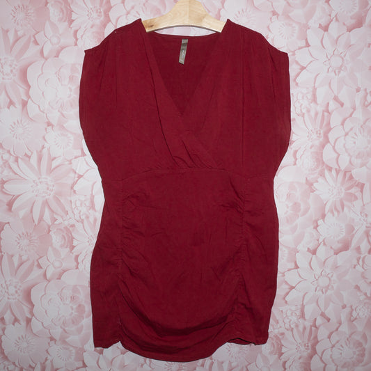 Red Maternity Shirt Size XL