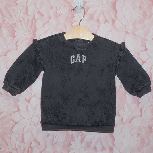 Subtle Floral Print Sweatshirt Size 18-24m