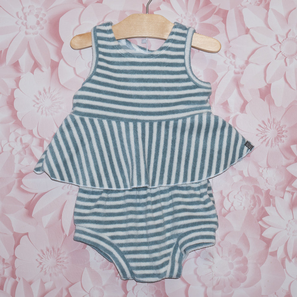 Striped Terry Set Size 3-6m