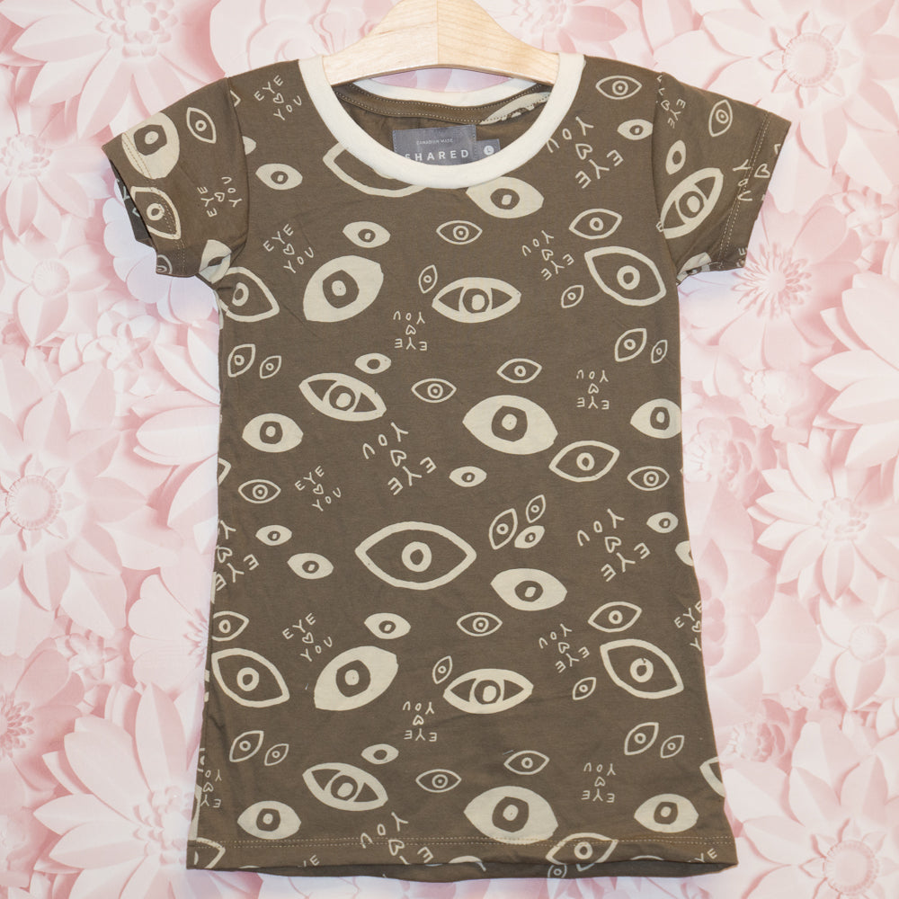 NWOT Eye Heart You Tee Size L (6-7)