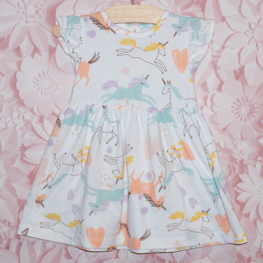 Unicorn Dress Size 18m