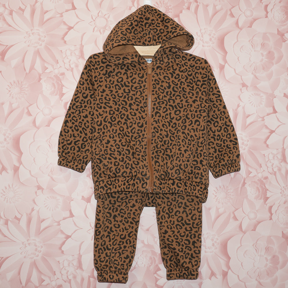 Leopard Print Set Size 2T