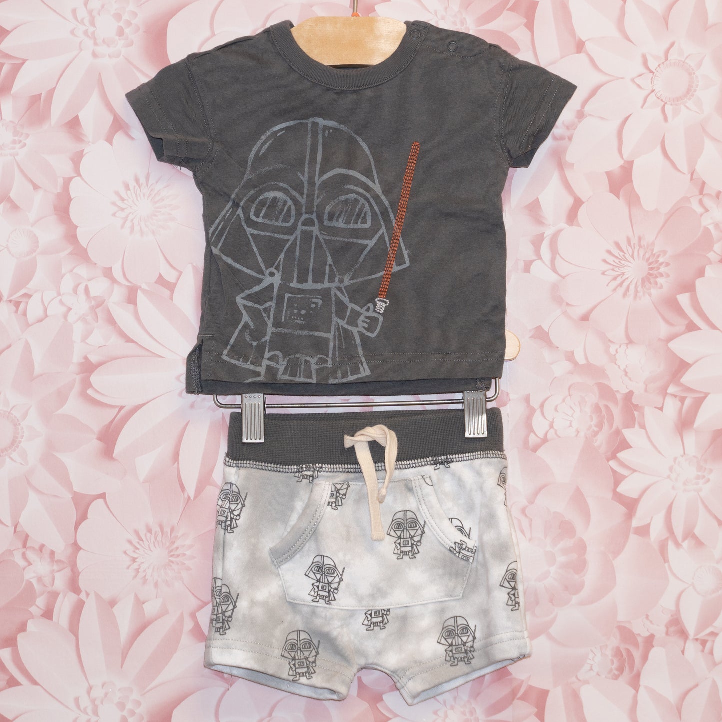 Darth Baby 2-Piece Set Size 3-6m