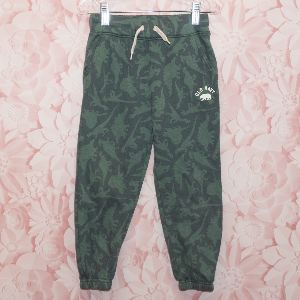 Dino Silhouette Track Pants Size 4T
