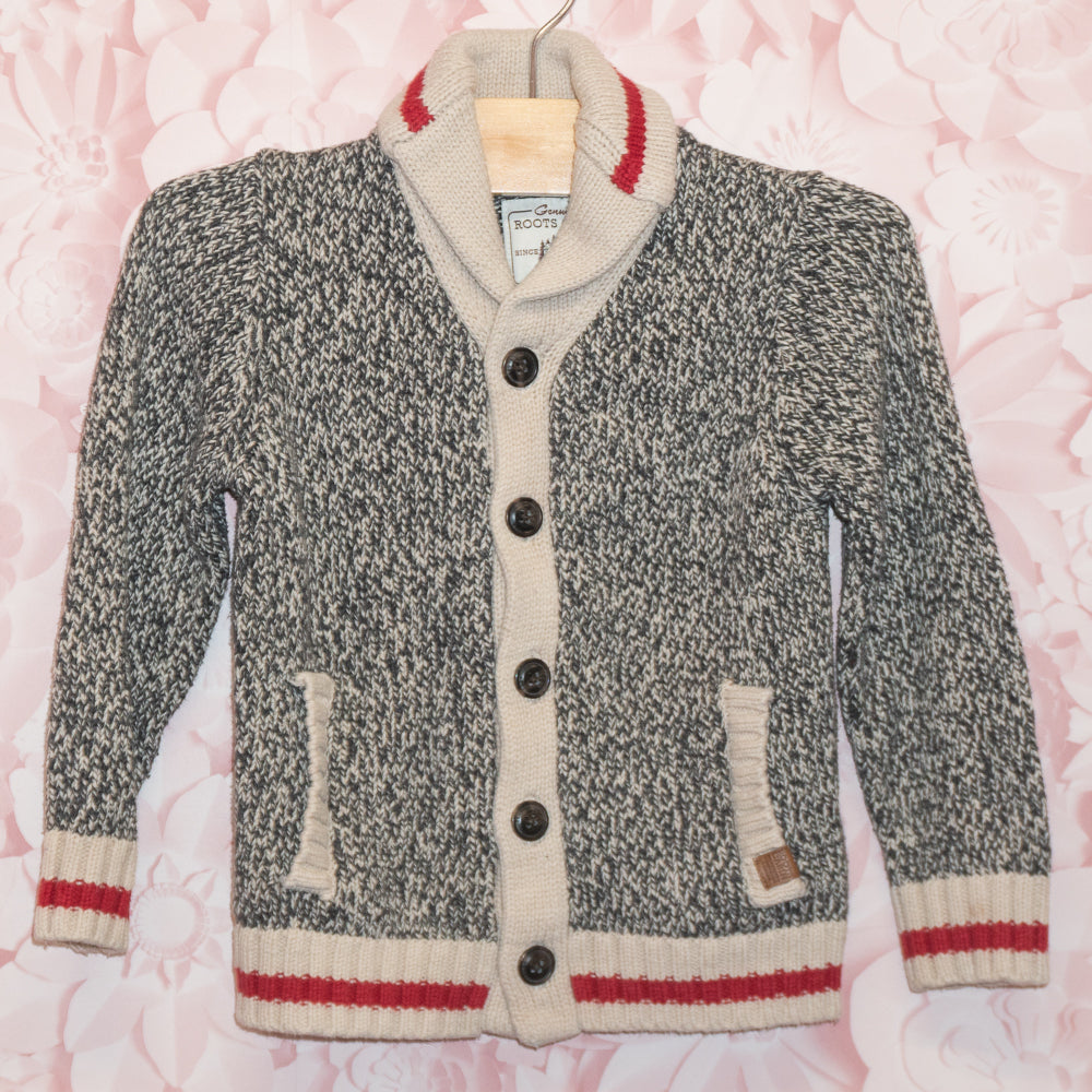 Roots Cabin Cardigan Size 4T