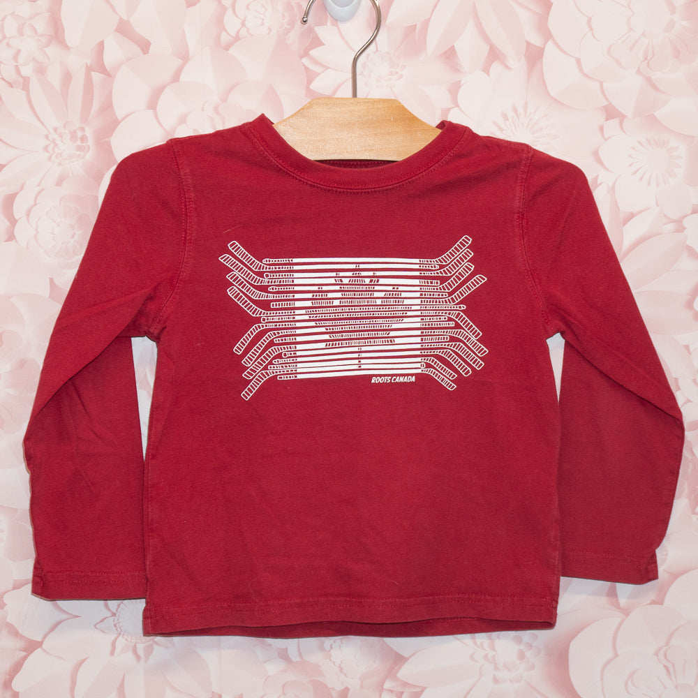 Hockey Stick Canada Shirt Size 4T