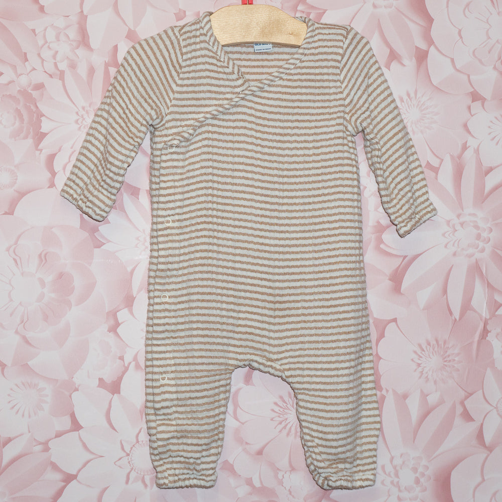 Striped Muslin Romper Size 3-6m