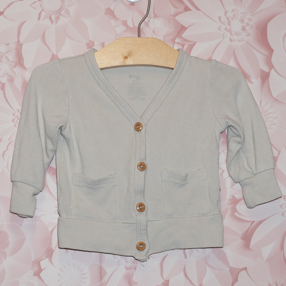 Beige Bamboo Cardigan Size 6-12m
