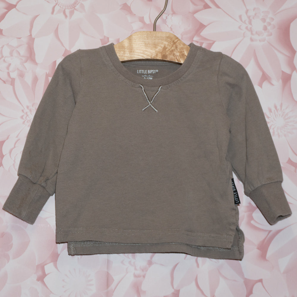 Tan Longsleeve Tee Size 6-12m