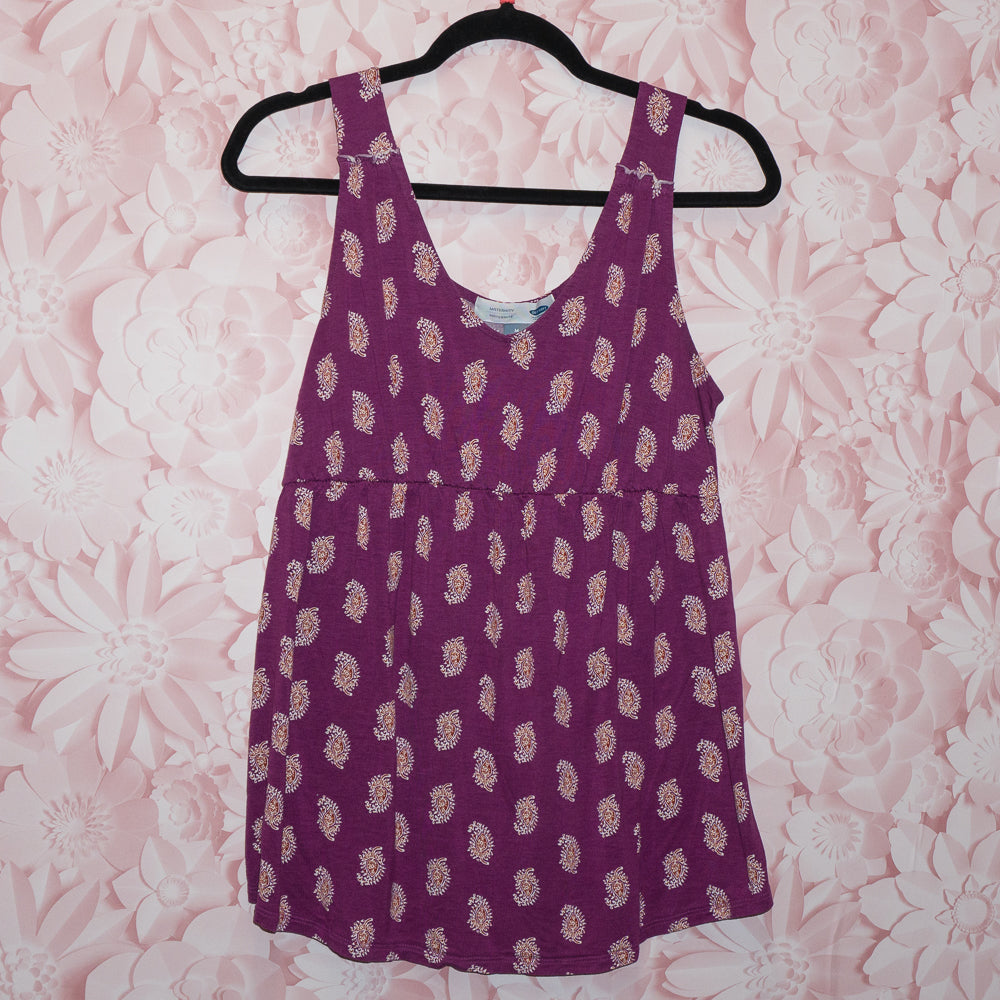 Purple Maternity Tank Size M
